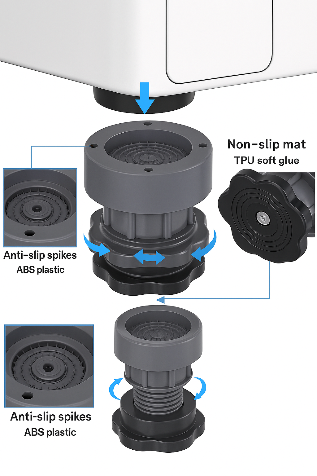 Premium Washing Machine Vibration Pads