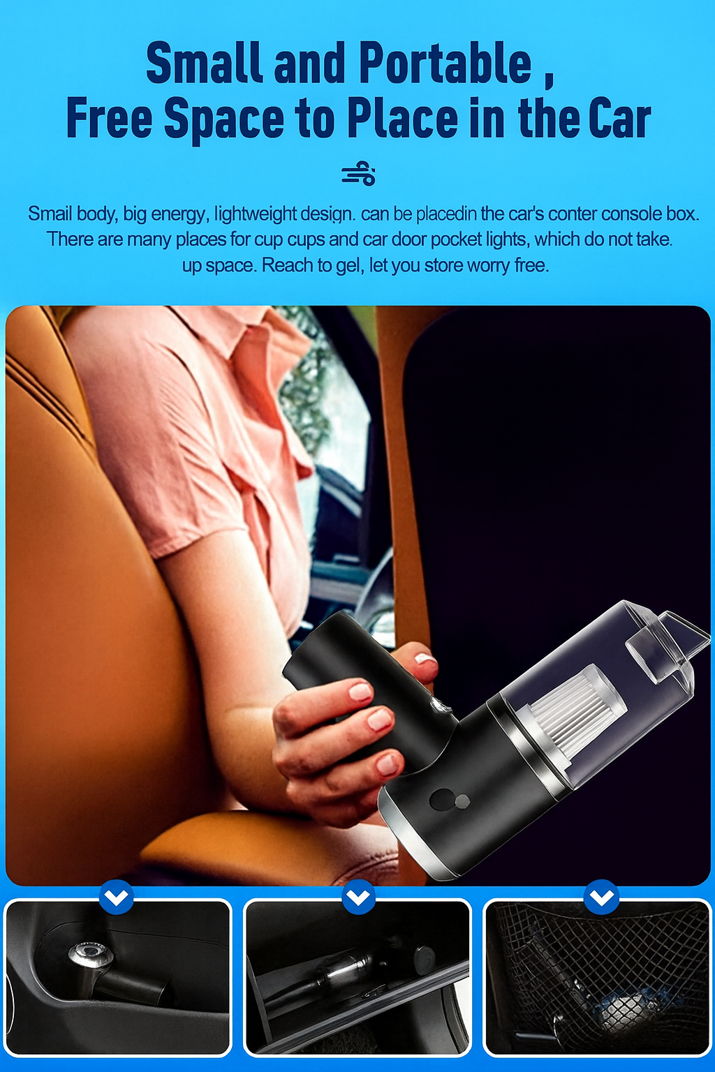 Portable Air Duster Wireless Vacuum Cleaner